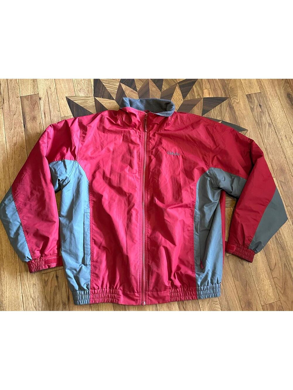 Cabelas Mens Coat Size XL Tall Red